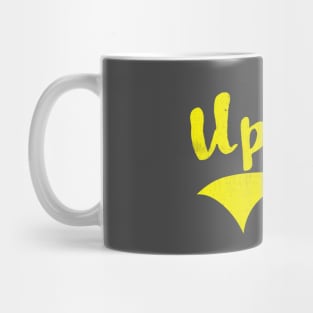 Funny Throwback Updog What's Up Dawg? Sporty Vintage Style Mug